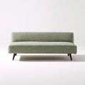 Modułowa sofa rozkładana, o nowoczesnej formie, kolor: szałwiowy
